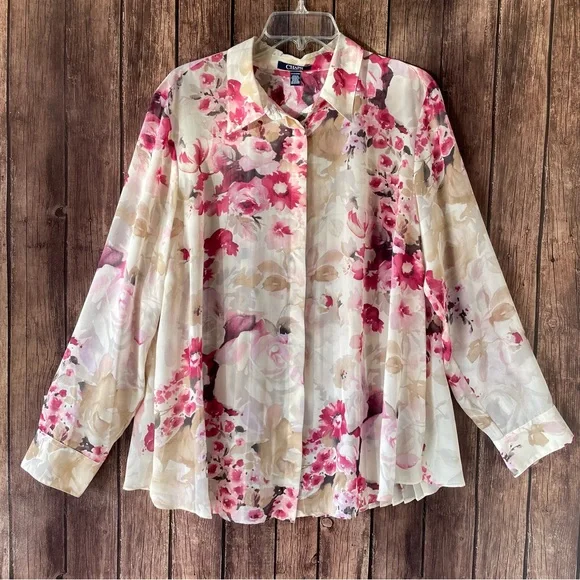 chaps women's tops